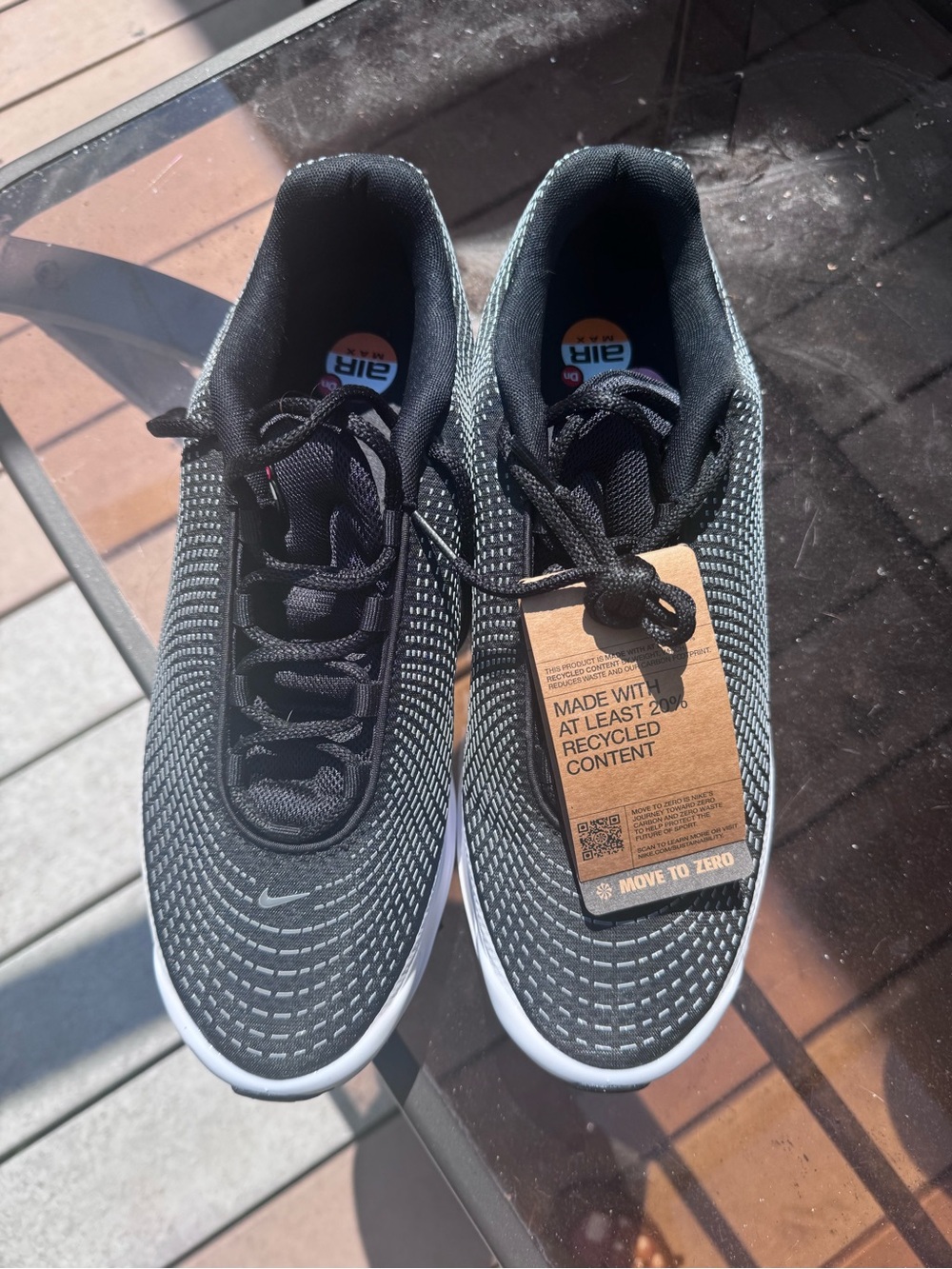 Nike Black and White Knit Running Sneakers